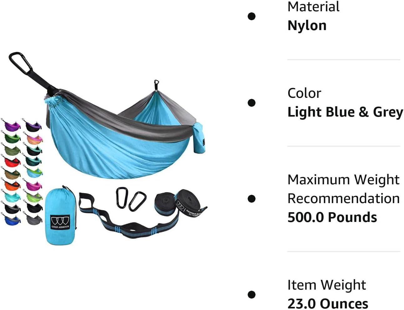 Portable Single Hammock