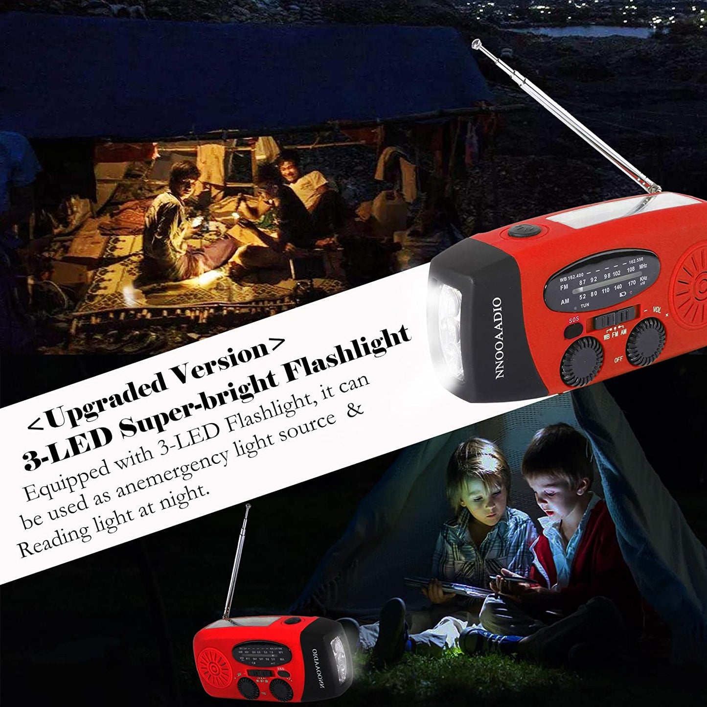 SOS Alarm Emergency Weather Radio