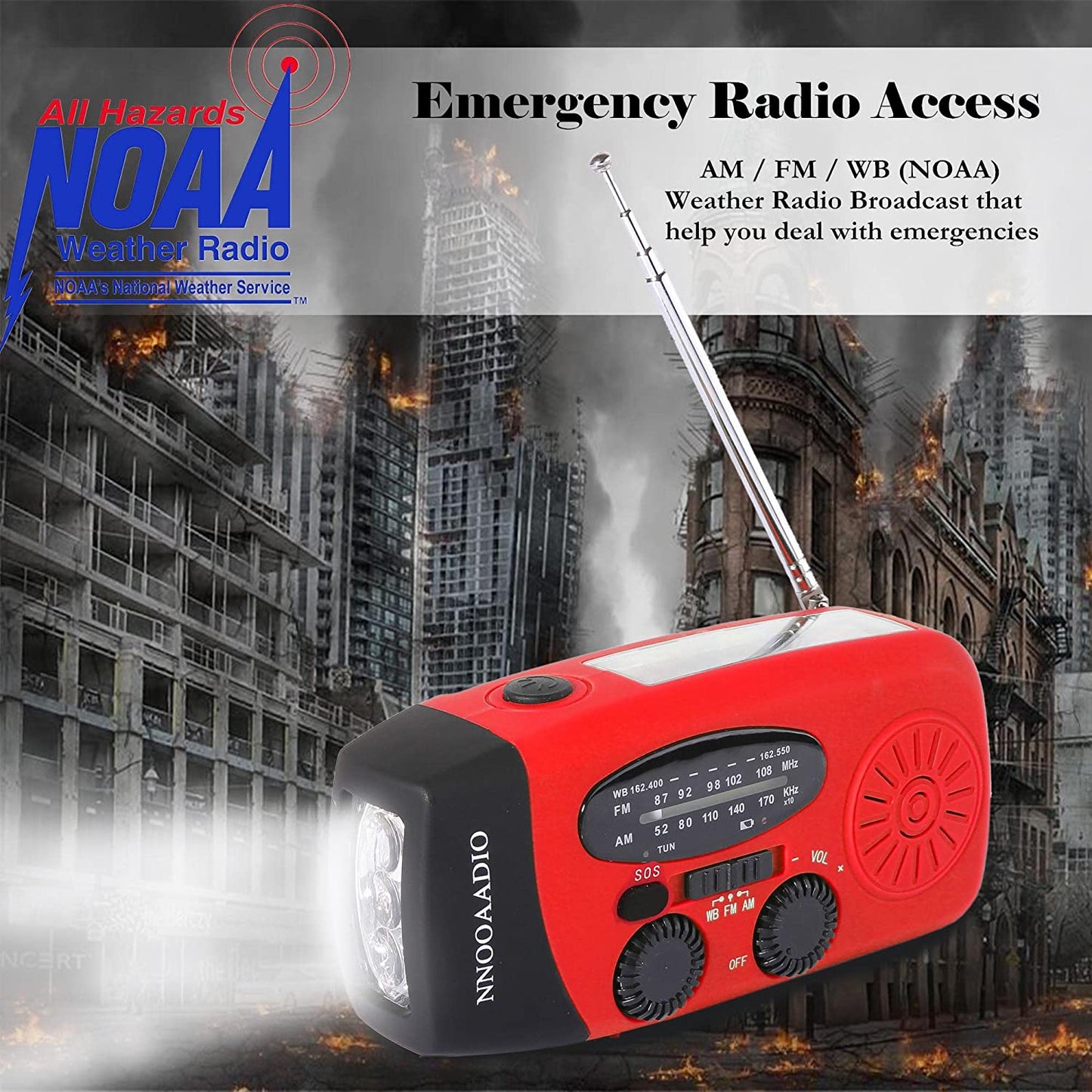 SOS Alarm Emergency Weather Radio
