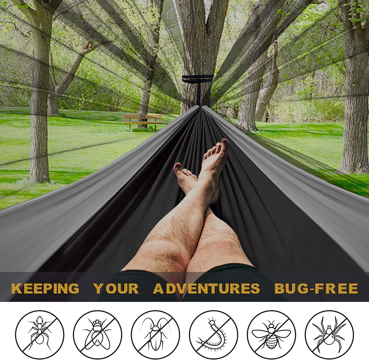 Camping Hammock with Net