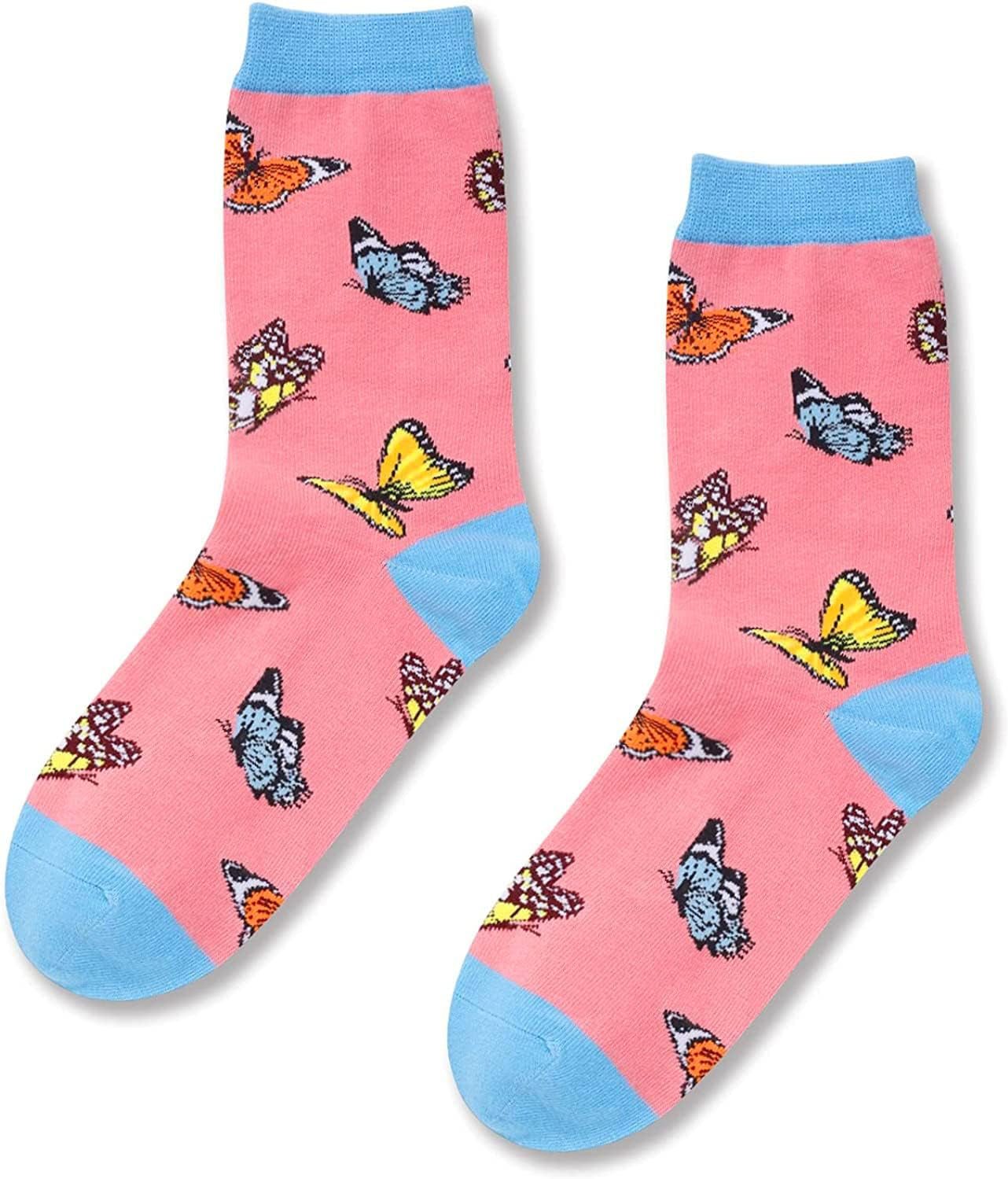 Funny Cat Bee Gifts for Women Girls Mom Her, Novelty Crazy Silly Fun Socks