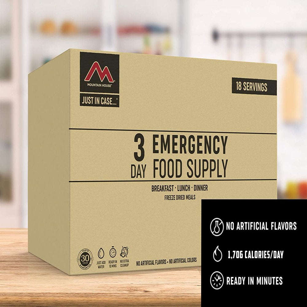 3-Day Emergency Food Supply - 18 Servings