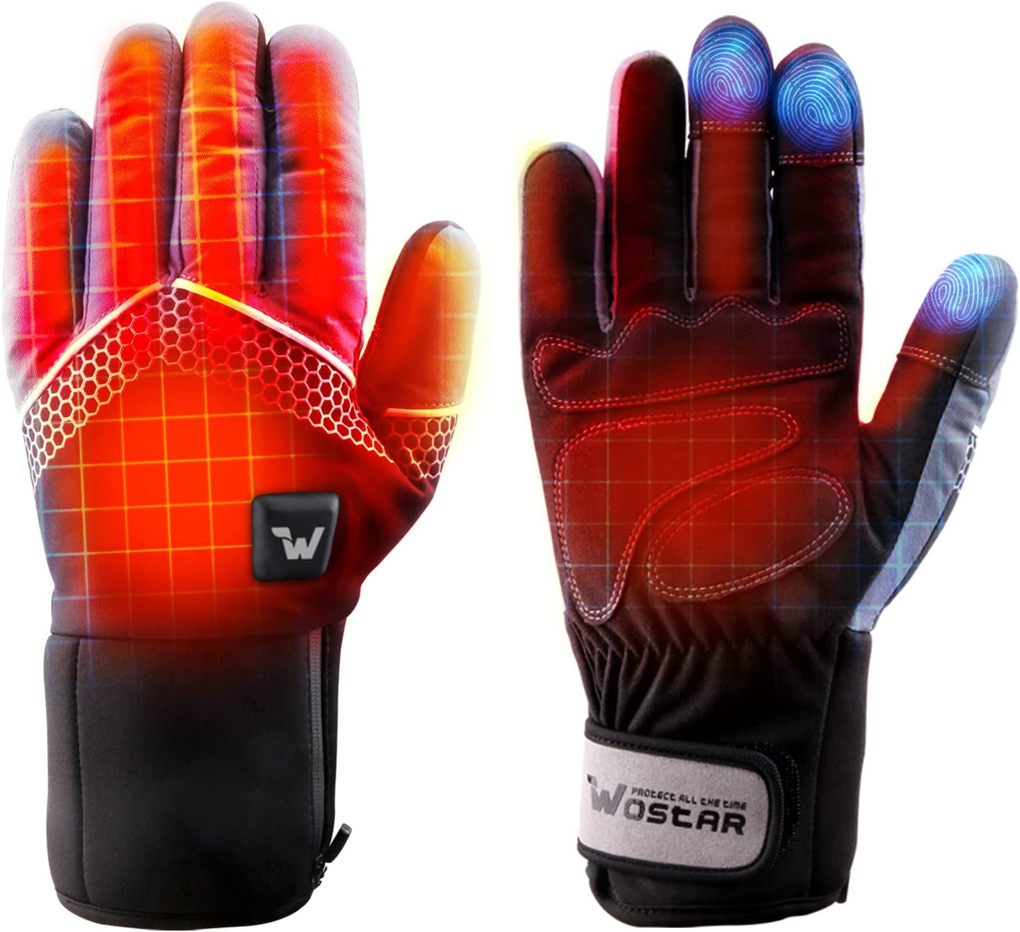 Electric Heated Gloves for Men Women