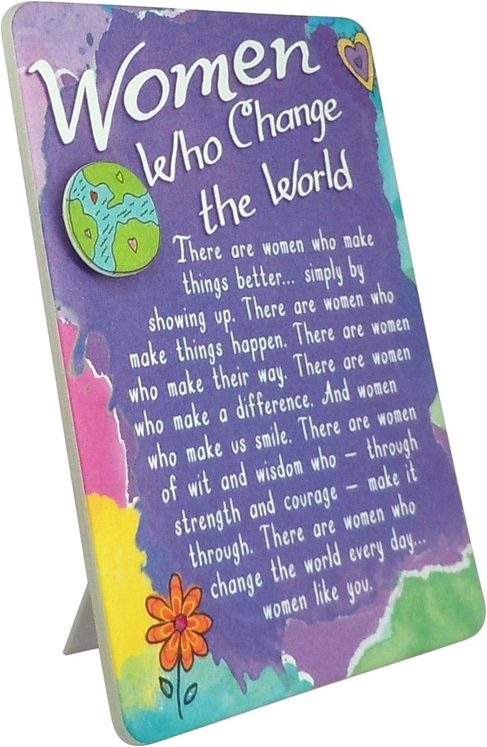 “For Her” Magnet with Easel Back—Gift for a Mom, Daughter, Sister, Friend, Wife Grandmother, or Any Woman, 4.9 X 3.6 Inches (Women Who Change the World)