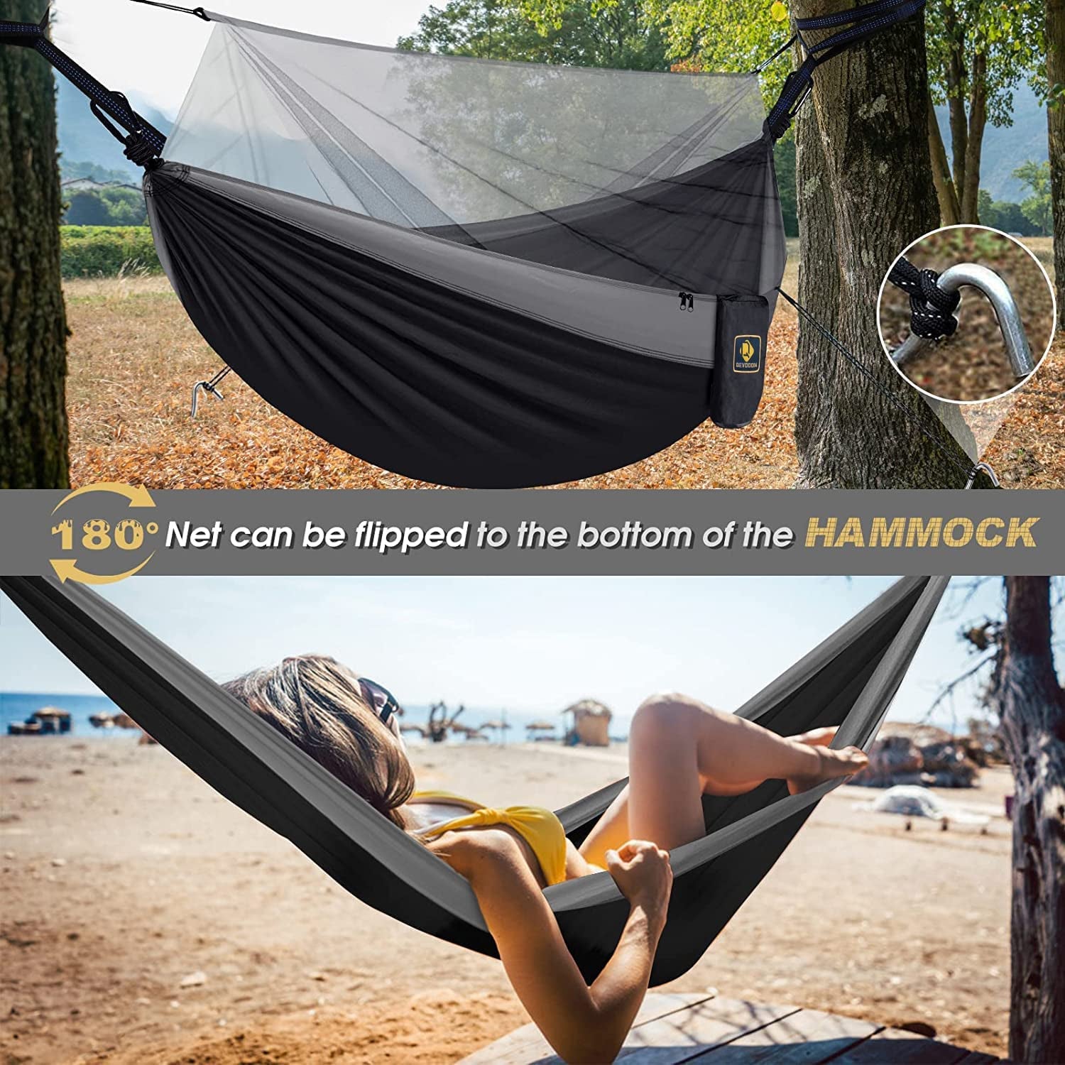 Camping Hammock with Net